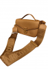 Malá crossbody kabelka Enrico - svetlohnedá